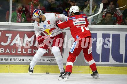 EBEL. Eishockey Bundesliga. KAC gegen  EC Red Bull Salzburg. Wuerschl Niklas Andre (KAC), Raffl Thomas  (Salzburg). Klagenfurt, am 7.11.2021.
Foto: Kuess
www.qspictures.net

---
pressefotos, pressefotografie, kuess, qs, qspictures, sport, bild, bilder, bilddatenbank