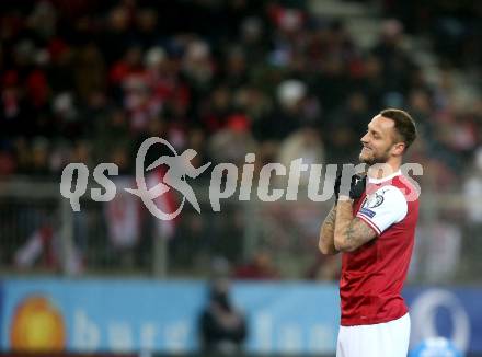 Fussball. FIFA. WM Qualifikationsspiel. European Qualifiers. Oesterreich gegen Israel.  Marko Arnautovic (Oesterreich). Klagenfurt, Woerthersee Stadion, 12.11.2021.
Foto: Kuess
www.qspictures.net
---
pressefotos, pressefotografie, kuess, qs, qspictures, sport, bild, bilder, bilddatenbank