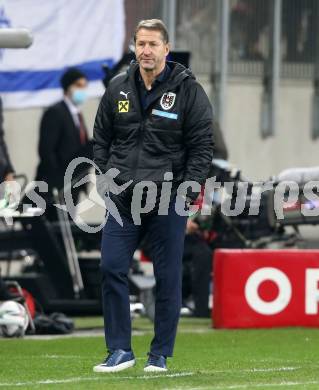 Fussball. FIFA. WM Qualifikationsspiel. European Qualifiers. Oesterreich gegen Israel.  Trainer Franco Foda (Oesterreich). Klagenfurt, Woerthersee Stadion, 12.11.2021.
Foto: Kuess
www.qspictures.net
---
pressefotos, pressefotografie, kuess, qs, qspictures, sport, bild, bilder, bilddatenbank