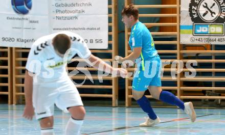 Futsal Meisterschaft (1.OEFL - B). Klagenfurt gegen Wiener Neustadt 1. FC Murexin Allstars.  Torjubel Pavic Markus (Klagenfurt). Klagenfurt, 20.11.2021.
Foto: Kuess
www.qspictures.net
---
pressefotos, pressefotografie, kuess, qs, qspictures, sport, bild, bilder, bilddatenbank