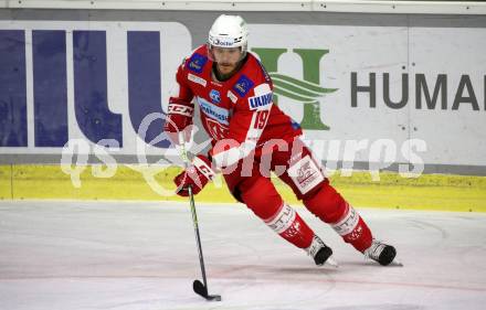 EBEL. Eishockey Bundesliga. KAC gegen	Hydro Fehervar AV 19. Stefan Geier (KAC). Klagenfurt, am 28.11.2021.
Foto: Kuess
www.qspictures.net

---
pressefotos, pressefotografie, kuess, qs, qspictures, sport, bild, bilder, bilddatenbank