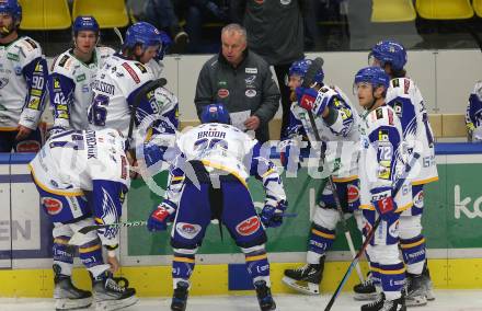 EBEL. Eishockey Bundesliga. VSV gegen HK SZ Olimpija.  Trainer Rob Daum (VSV). Villach, am 19.12.2021.
Foto: Kuess
www.qspictures.net
---
pressefotos, pressefotografie, kuess, qs, qspictures, sport, bild, bilder, bilddatenbank