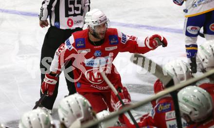 EBEL. Eishockey Bundesliga. KAC gegen	VSV. Torjubel Rok Ticar (KAC). Klagenfurt, am 26.12.2021.
Foto: Kuess
www.qspictures.net

---
pressefotos, pressefotografie, kuess, qs, qspictures, sport, bild, bilder, bilddatenbank