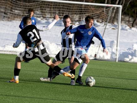 Fussball Testspiel. SK Austria Klagenfurt gegen NK Rogaska. Fabio Markelic  (Klagenfurt). Moosburg, am 22.1.2022.
Foto: Kuess
---
pressefotos, pressefotografie, kuess, qs, qspictures, sport, bild, bilder, bilddatenbank