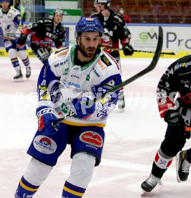 EBEL. Eishockey Bundesliga. VSV gegen Tesla Orli Znojmo.  Travis Oleksuk (VSV). Villach, am 2.2.2022.
Foto: Kuess
www.qspictures.net
---
pressefotos, pressefotografie, kuess, qs, qspictures, sport, bild, bilder, bilddatenbank