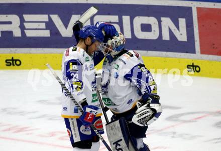 EBEL. Eishockey Bundesliga. VSV gegen Dornbirn Bulldogs.  Derek Joslin, Alexander Schmidt (VSV). Villach, am 5.2.2022.
Foto: Kuess
www.qspictures.net
---
pressefotos, pressefotografie, kuess, qs, qspictures, sport, bild, bilder, bilddatenbank