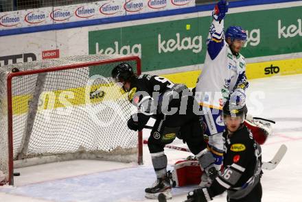 EBEL. Eishockey Bundesliga. VSV gegen Dornbirn Bulldogs.  Torjubel Alexander Rauchenwald (VSV). Villach, am 5.2.2022.
Foto: Kuess
www.qspictures.net
---
pressefotos, pressefotografie, kuess, qs, qspictures, sport, bild, bilder, bilddatenbank