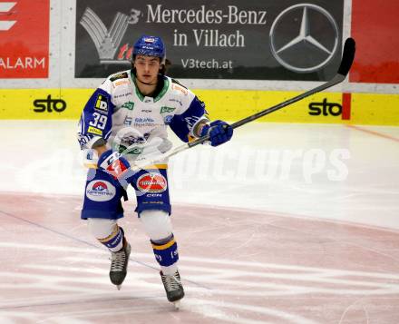 EBEL. Eishockey Bundesliga. VSV gegen Dornbirn Bulldogs.  Luka Potocnik (VSV). Villach, am 5.2.2022.
Foto: Kuess
www.qspictures.net
---
pressefotos, pressefotografie, kuess, qs, qspictures, sport, bild, bilder, bilddatenbank