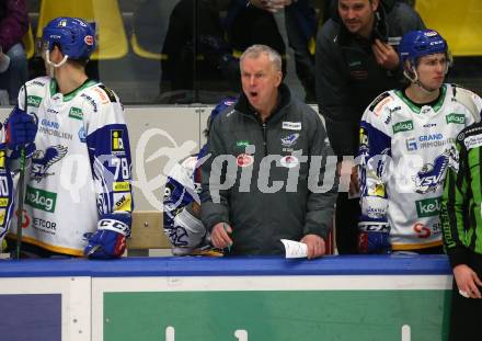 EBEL. Eishockey Bundesliga. VSV gegen Dornbirn Bulldogs.  Trainer Rob Daum (VSV). Villach, am 5.2.2022.
Foto: Kuess
www.qspictures.net
---
pressefotos, pressefotografie, kuess, qs, qspictures, sport, bild, bilder, bilddatenbank