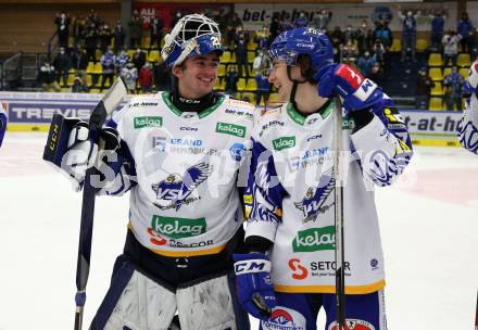 EBEL. Eishockey Bundesliga. VSV gegen Hydro Fehervar AV 19. Alexander Schmidt, Martin Urbanek  (VSV). Villach, am 6.2.2022.
Foto: Kuess
www.qspictures.net
---
pressefotos, pressefotografie, kuess, qs, qspictures, sport, bild, bilder, bilddatenbank