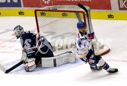 EBEL. Eishockey Bundesliga. VSV gegen Hydro Fehervar AV 19. Torjubel John Hughes  (VSV). Villach, am 6.2.2022.
Foto: Kuess
www.qspictures.net
---
pressefotos, pressefotografie, kuess, qs, qspictures, sport, bild, bilder, bilddatenbank