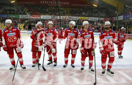 EBEL. Eishockey Bundesliga. KAC gegen	Steinbach Black Wings Linz.  (KAC),   (Linz). Klagenfurt, am 8.2.2022.
Foto: Kuess
www.qspictures.net

---
pressefotos, pressefotografie, kuess, qs, qspictures, sport, bild, bilder, bilddatenbank