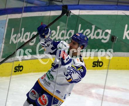 EBEL. Eishockey Bundesliga. VSV gegen HC Pustertal Woelfe. Torjubel Felix Maxa  (VSV). Villach, am 16.2.2022.
Foto: Kuess
www.qspictures.net
---
pressefotos, pressefotografie, kuess, qs, qspictures, sport, bild, bilder, bilddatenbank