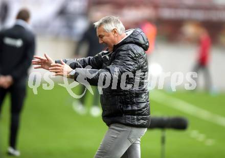 Fussball Bundesliga. SK Austria Klagenfurt gegen Cashpoint SCR Altach. Trainer Peter Pacult (Klagenfurt). Klagenfurt, am 20.2.2022.
Foto: Kuess
www.qspictures.net
---
pressefotos, pressefotografie, kuess, qs, qspictures, sport, bild, bilder, bilddatenbank