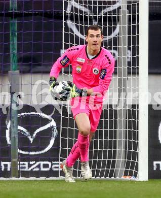 Fussball Bundesliga. SK Austria Klagenfurt gegen Cashpoint SCR Altach. Lennart Moser (Klagenfurt). Klagenfurt, am 20.2.2022.
Foto: Kuess
www.qspictures.net
---
pressefotos, pressefotografie, kuess, qs, qspictures, sport, bild, bilder, bilddatenbank