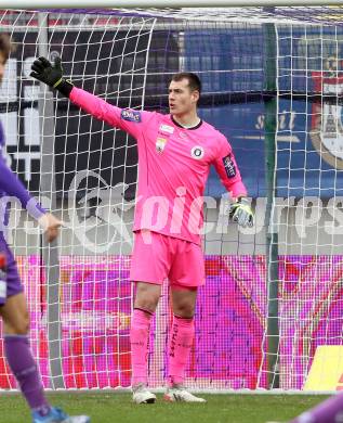 Fussball Bundesliga. SK Austria Klagenfurt gegen Cashpoint SCR Altach. Lennart Moser (Klagenfurt). Klagenfurt, am 20.2.2022.
Foto: Kuess
www.qspictures.net
---
pressefotos, pressefotografie, kuess, qs, qspictures, sport, bild, bilder, bilddatenbank