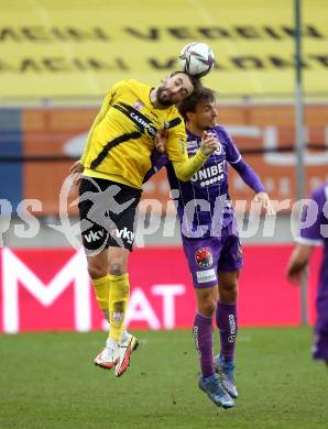 Fussball Bundesliga. SK Austria Klagenfurt gegen Cashpoint SCR Altach. Thorsten Mahrer (Klagenfurt), Atdhe Nuhiu (Altach). Klagenfurt, am 20.2.2022.
Foto: Kuess
www.qspictures.net
---
pressefotos, pressefotografie, kuess, qs, qspictures, sport, bild, bilder, bilddatenbank