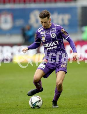 Fussball Bundesliga. SK Austria Klagenfurt gegen Cashpoint SCR Altach.  Till Schumacher (Klagenfurt). Klagenfurt, am 20.2.2022.
Foto: Kuess
www.qspictures.net
---
pressefotos, pressefotografie, kuess, qs, qspictures, sport, bild, bilder, bilddatenbank