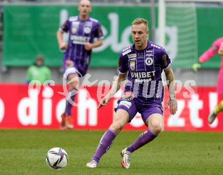 Fussball Bundesliga. SK Austria Klagenfurt gegen Cashpoint SCR Altach.  Florian Jaritz (Klagenfurt). Klagenfurt, am 20.2.2022.
Foto: Kuess
www.qspictures.net
---
pressefotos, pressefotografie, kuess, qs, qspictures, sport, bild, bilder, bilddatenbank