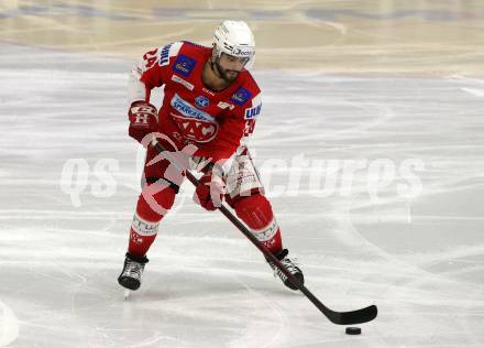 EBEL. Eishockey Bundesliga. KAC gegen	Tesla Orli Znojmo. Strong Steven (KAC). Klagenfurt, am 18.2.2022.
Foto: Kuess
www.qspictures.net

---
pressefotos, pressefotografie, kuess, qs, qspictures, sport, bild, bilder, bilddatenbank