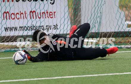 Fussball Bundesliga. Training SK Austria Klagenfurt.  Shaoziang Liu. Moosburg, am 19.2.2022.
Foto: Kuess
www.qspictures.net

---
pressefotos, pressefotografie, kuess, qs, qspictures, sport, bild, bilder, bilddatenbank