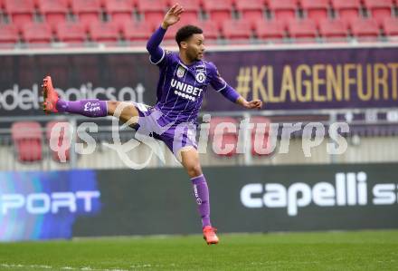 Fussball Bundesliga. SK Austria Klagenfurt gegen Cashpoint SCR Altach.  Michael Blauensteiner (Klagenfurt). Klagenfurt, am 20.2.2022.
Foto: Kuess
www.qspictures.net
---
pressefotos, pressefotografie, kuess, qs, qspictures, sport, bild, bilder, bilddatenbank