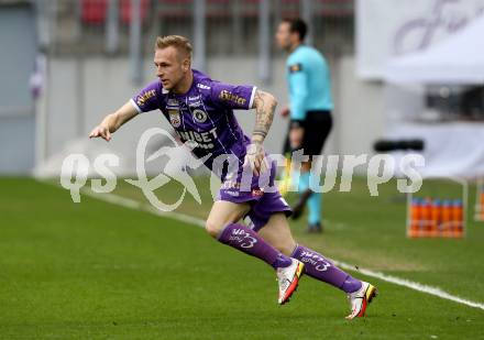 Fussball Bundesliga. SK Austria Klagenfurt gegen Cashpoint SCR Altach.  Florian Jaritz (Klagenfurt). Klagenfurt, am 20.2.2022.
Foto: Kuess
www.qspictures.net
---
pressefotos, pressefotografie, kuess, qs, qspictures, sport, bild, bilder, bilddatenbank