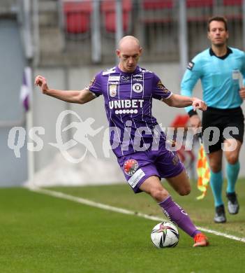 Fussball Bundesliga. SK Austria Klagenfurt gegen Cashpoint SCR Altach.  Nicolas Wimmer  (Klagenfurt). Klagenfurt, am 20.2.2022.
Foto: Kuess
www.qspictures.net
---
pressefotos, pressefotografie, kuess, qs, qspictures, sport, bild, bilder, bilddatenbank