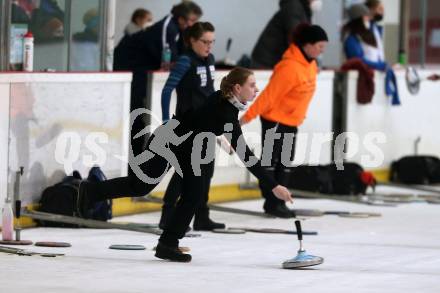 Stocksport. Eisschiessen. ZIelbewerb. Oesterreichische Meisterschaft.   Julia Omelko. Radenthein, am 30.1.2022.
Foto: Kuess

---
pressefotos, pressefotografie, kuess, qs, qspictures, sport, bild, bilder, bilddatenbank