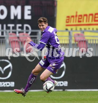 Fussball Bundesliga. SK Austria Klagenfurt gegen Cashpoint SCR Altach.  Ivan Saravanja (Klagenfurt). Klagenfurt, am 20.2.2022.
Foto: Kuess
www.qspictures.net
---
pressefotos, pressefotografie, kuess, qs, qspictures, sport, bild, bilder, bilddatenbank