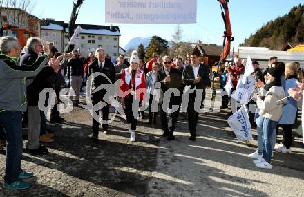 Schi Alpin. Empfang Olympiasiegerin Katharina Truppe. Landeshauptmann Peter Kaiser, Katharina Truppe, Buergermeister Christian Poglitsch, Martin Gruber. Latschach, Finkenstein, am 23.2.2022.
Foto: Kuess
www.qspictures.net
---
pressefotos, pressefotografie, kuess, qs, qspictures, sport, bild, bilder, bilddatenbank