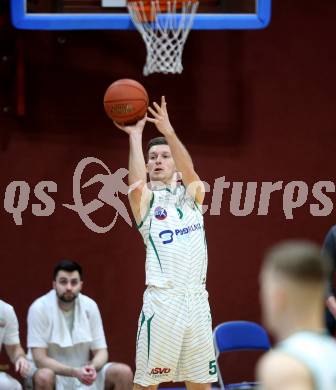 Basketball 2. Liga 2021/2022. Grunddurchgang 17. Runde.  KOS Celovec gegen  Guessing/Jennersdorf Blackbirds.  Andi Smrtnik (KOS). Klagenfurt, am 27.2.2022.
Foto: Kuess
www.qspictures.net
---
pressefotos, pressefotografie, kuess, qs, qspictures, sport, bild, bilder, bilddatenbank