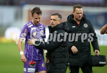 Fussball Bundesliga. SK Austria Klagenfurt gegen SV Guntamatic Ried.  Alex Timossi Andersson, Physio, Masseur (Klagenfurt). Klagenfurt, am 27.2.2022.
Foto: Kuess
www.qspictures.net
---
pressefotos, pressefotografie, kuess, qs, qspictures, sport, bild, bilder, bilddatenbank