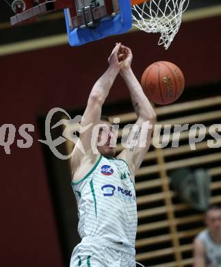 Basketball 2. Liga 2021/2022. Grunddurchgang 17. Runde.  KOS Celovec gegen  Guessing/Jennersdorf Blackbirds. Marko Gutalj  (KOS). Klagenfurt, am 27.2.2022.
Foto: Kuess
www.qspictures.net
---
pressefotos, pressefotografie, kuess, qs, qspictures, sport, bild, bilder, bilddatenbank