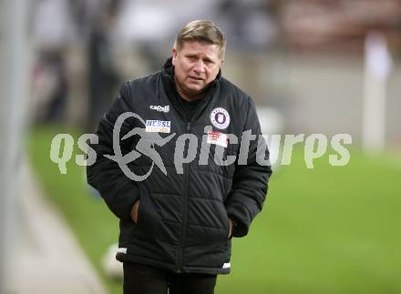 Fussball Bundesliga. SK Austria Klagenfurt gegen SV Guntamatic Ried.  Trainer Wolfgang Schellenberg (Klagenfurt). Klagenfurt, am 27.2.2022.
Foto: Kuess
www.qspictures.net
---
pressefotos, pressefotografie, kuess, qs, qspictures, sport, bild, bilder, bilddatenbank