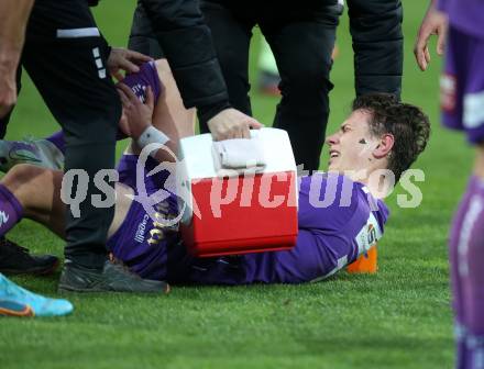 Fussball Bundesliga. SK Austria Klagenfurt gegen SV Guntamatic Ried.  Alex Timossi Andersson (Klagenfurt). Klagenfurt, am 27.2.2022.
Foto: Kuess
www.qspictures.net
---
pressefotos, pressefotografie, kuess, qs, qspictures, sport, bild, bilder, bilddatenbank