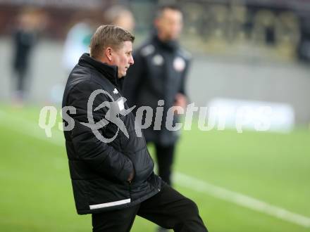 Fussball Bundesliga. SK Austria Klagenfurt gegen SV Guntamatic Ried.  Trainer Wolfgang Schellenberg (Klagenfurt). Klagenfurt, am 27.2.2022.
Foto: Kuess
www.qspictures.net
---
pressefotos, pressefotografie, kuess, qs, qspictures, sport, bild, bilder, bilddatenbank