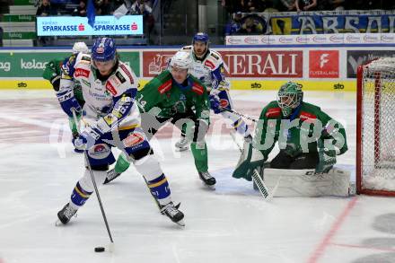 EBEL. Eishockey Bundesliga. VSV gegen HK SZ Olimpija Ljubljana.  Anton Karlsson, (VSV),  Aljosa Crnovic, Zan Us  (Laibach). Villach, am 9.3.2022.
Foto: Kuess
www.qspictures.net
---
pressefotos, pressefotografie, kuess, qs, qspictures, sport, bild, bilder, bilddatenbank