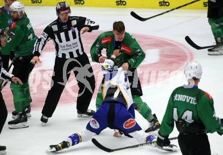 EBEL. Eishockey Bundesliga. VSV gegen HK SZ Olimpija Ljubljana.  Marco Richter,  (VSV), Mark Cepon  (Laibach). Villach, am 9.3.2022.
Foto: Kuess
www.qspictures.net
---
pressefotos, pressefotografie, kuess, qs, qspictures, sport, bild, bilder, bilddatenbank