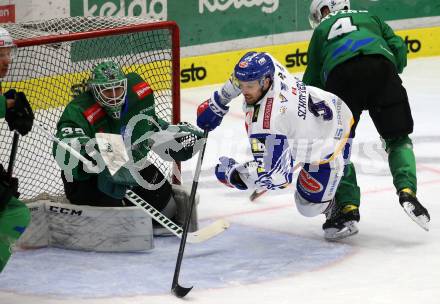 EBEL. Eishockey Bundesliga. VSV gegen HK SZ Olimpija Ljubljana. Rick Schofield, (VSV),   Zan Us  (Laibach). Villach, am 9.3.2022.
Foto: Kuess
www.qspictures.net
---
pressefotos, pressefotografie, kuess, qs, qspictures, sport, bild, bilder, bilddatenbank