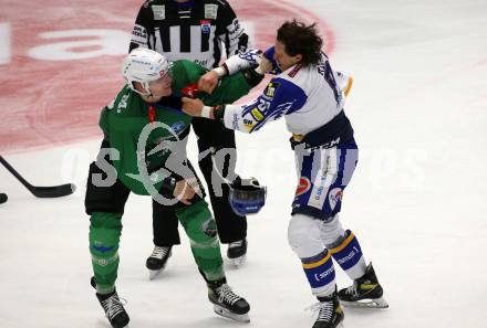 EBEL. Eishockey Bundesliga. VSV gegen HK SZ Olimpija Ljubljana.  Marco Richter,  (VSV), Mark Cepon  (Laibach). Villach, am 9.3.2022.
Foto: Kuess
www.qspictures.net
---
pressefotos, pressefotografie, kuess, qs, qspictures, sport, bild, bilder, bilddatenbank