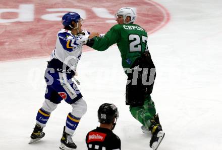 EBEL. Eishockey Bundesliga. VSV gegen HK SZ Olimpija Ljubljana.  Marco Richter,  (VSV), Mark Cepon  (Laibach). Villach, am 9.3.2022.
Foto: Kuess
www.qspictures.net
---
pressefotos, pressefotografie, kuess, qs, qspictures, sport, bild, bilder, bilddatenbank