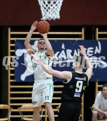 Basketball 2. Liga 2021/2022. Grunddurchgang 19. Runde.  KOS Celovec gegen  RAIDERS Tirol. Grega Sajevic  (KOS). Klagenfurt, am 12.3.2022.
Foto: Kuess
www.qspictures.net
---
pressefotos, pressefotografie, kuess, qs, qspictures, sport, bild, bilder, bilddatenbank