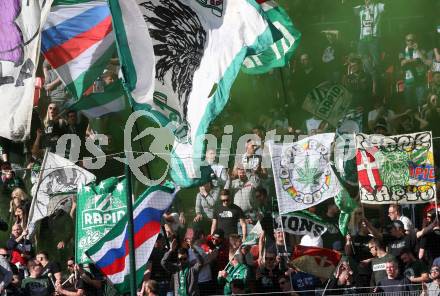 Fussball Bundesliga. Play-off. SK Austria Klagenfurt gegen Rapid Wien.  Fans . Klagenfurt, am 13.3.2022.
Foto: Kuess
www.qspictures.net
---
pressefotos, pressefotografie, kuess, qs, qspictures, sport, bild, bilder, bilddatenbank