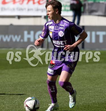 Fussball Bundesliga. Play-off. SK Austria Klagenfurt gegen Rapid Wien.  Alex Timossi Andersson (Klagenfurt). Klagenfurt, am 13.3.2022.
Foto: Kuess
www.qspictures.net
---
pressefotos, pressefotografie, kuess, qs, qspictures, sport, bild, bilder, bilddatenbank