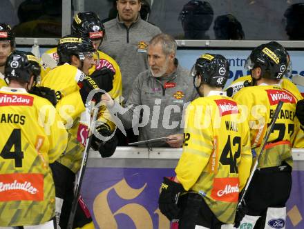 EBEL. Eishockey Bundesliga. KAC gegen	spusu Vienna Capitals. Trainer Dave Barr   (Vienna Capitals). Klagenfurt, am 13.3.2022.
Foto: Kuess
www.qspictures.net

---
pressefotos, pressefotografie, kuess, qs, qspictures, sport, bild, bilder, bilddatenbank