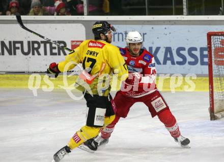 EBEL. Eishockey Bundesliga. KAC gegen	spusu Vienna Capitals. Thomas Vallant,  (KAC), Joel Lowry  (Vienna Capitals). Klagenfurt, am 20.3.2022.
Foto: Kuess
www.qspictures.net

---
pressefotos, pressefotografie, kuess, qs, qspictures, sport, bild, bilder, bilddatenbank