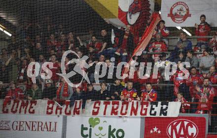 EBEL. Eishockey Bundesliga. KAC gegen	spusu Vienna Capitals. Fans (KAC). Klagenfurt, am 20.3.2022.
Foto: Kuess
www.qspictures.net

---
pressefotos, pressefotografie, kuess, qs, qspictures, sport, bild, bilder, bilddatenbank