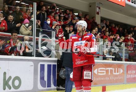 EBEL. Eishockey Bundesliga. KAC gegen	spusu Vienna Capitals.  Paul Postma (KAC). Klagenfurt, am 20.3.2022.
Foto: Kuess
www.qspictures.net

---
pressefotos, pressefotografie, kuess, qs, qspictures, sport, bild, bilder, bilddatenbank