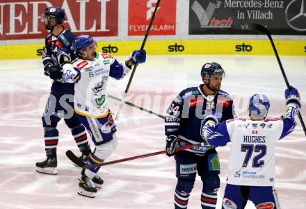 EBEL. Eishockey Bundesliga. VSV gegen Hydro Fehervar AV 19.  Torjubel Marco Richter, (VSV). Villach, am 24.3.2022.
Foto: Kuess
www.qspictures.net
---
pressefotos, pressefotografie, kuess, qs, qspictures, sport, bild, bilder, bilddatenbank